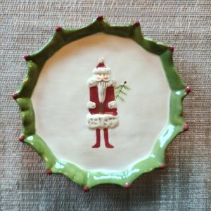 Christmas Santa Appetizer Plate
